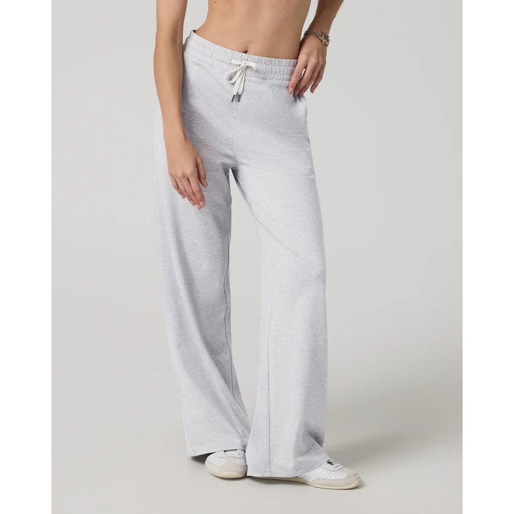Vuori Halo Essential Wideleg Pant Long XL Pale Grey Heather Lounge Yoga‎ NWOT - Picture 9 of 9